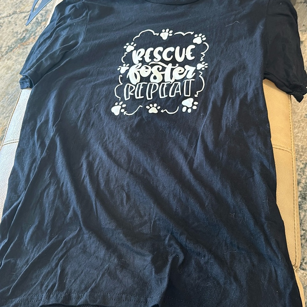 Gildan handmade size size small rescue Foster repeat